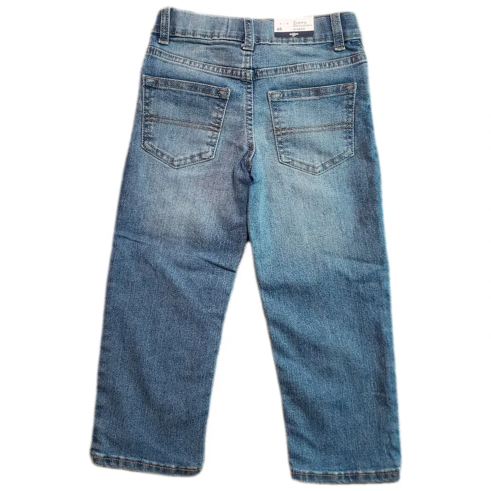 OshKosh B'gosh Classic Jeans Kids 4R Blue Denim Straight Leg Unisex
